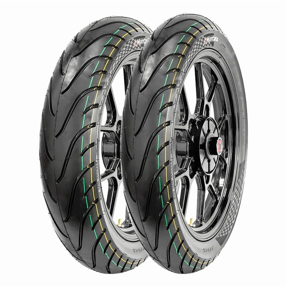 Llantas De Moto Montana 130/70-17 + 100/80-17 M-77c Urbana Uso Sin Camara