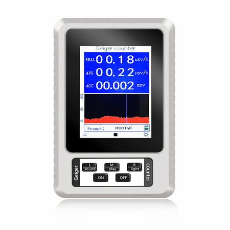

Andoer Portable Nuclear Radiation Handheld Personals Geiger Counter X-rays γ-rays β-rays Detecting Tool Real-time Mean Cumulative Dose Modes Practical Household Radioactive Tester