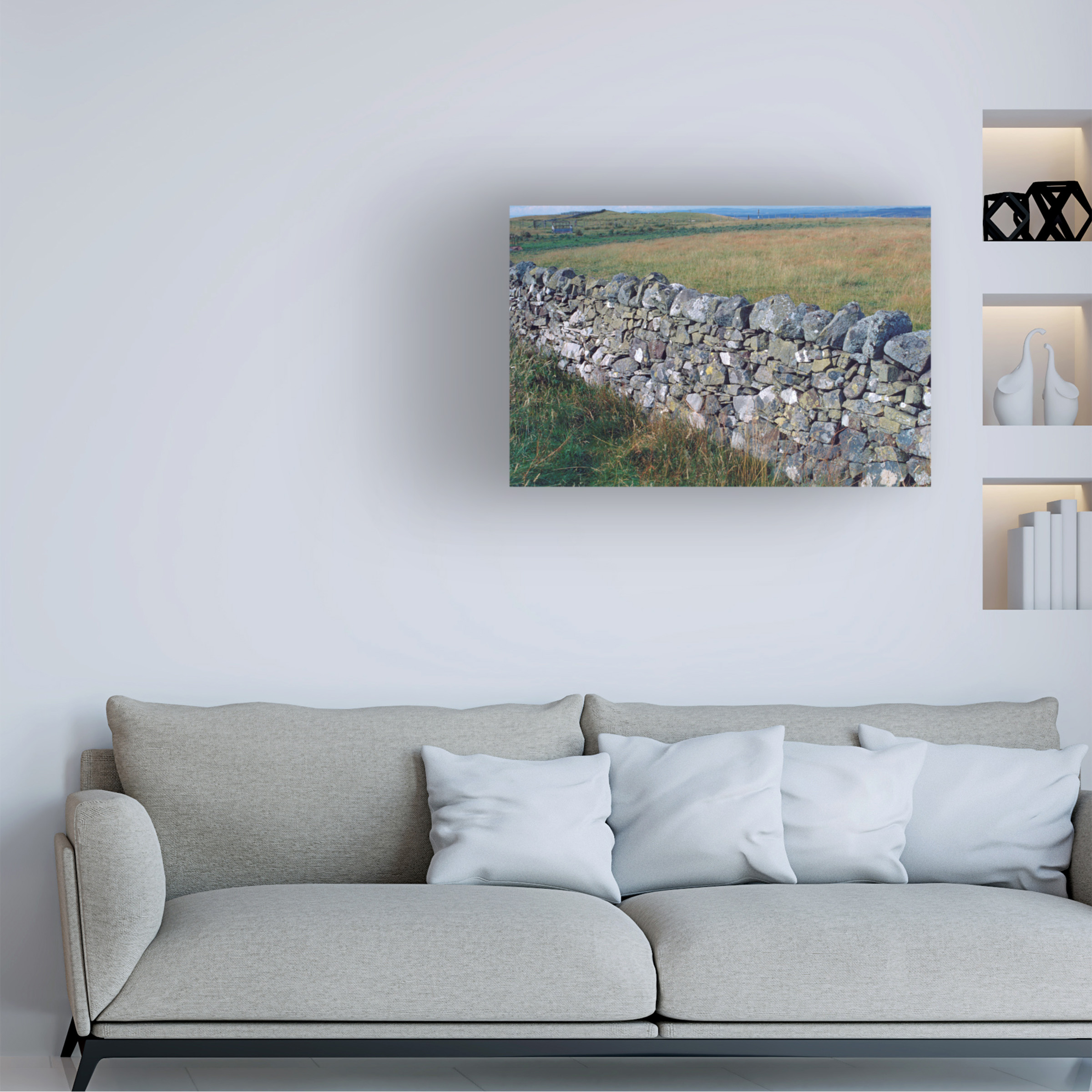 Trademark Fine Art Robert K Jones Scotland 12a Canvas Wall Art - 30x47