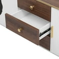 thumbnail image 4 of Modern TV Stand for TVs Up to 80 Inch, Media Console Table Storage Cabinet Entertainment Center with Drawers Doors for Living Room Bedroom, 4 of 12