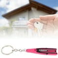 thumbnail image 3 of Diving Theme Key Ring - PVC Material, Resistant to Deformation and Rust,  Lightweight & Convenient to Use, Cute Flipper Shape Design, Great for Organizing Accessories, 3 of 7