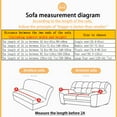 thumbnail image 4 of Super Stretch Sofa Slipcover,Washable Non Slip Soft Couch Sofa Cover with 17.7*17.7 inch pillowcase,Spandex Furniture Protector with Elastic Bottom for Kids,Pets Pink-Double, 4 of 7