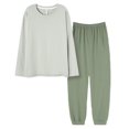 thumbnail image 1 of Juego de pijamas para mujer Adepaton Ropa de dormir de manga larga XL 4 estilos 4 colores, 1 of 5