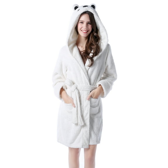 Richie House Women's Bathrobe Robe with Two Ears RHW2498