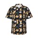 thumbnail image 1 of Balery Cute Dogs Corgi Camisas hawaianas de manga corta para hombre, camisas playeras de corte holgado, camisas de vacaciones con botones,Small, 1 of 7