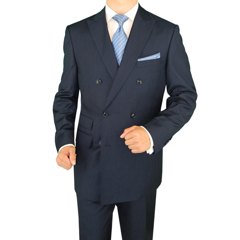 DTI GV Executive Italian Men's Suit Set 2 Piece Double Breasted