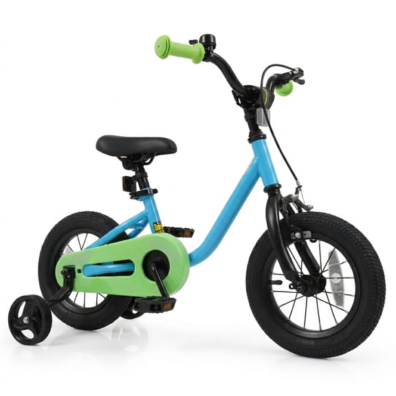 Redsmile Kids Bike 12 Inch for 3-4 Years Old Boys and Girls, Toddler Bicycle with Adjustable Handlebar and Seat, Height-Adjustable Beginner Bike for Kids 31.5"-41.3" Tall, 110 lb Capacity, Blue