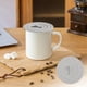 thumbnail image 4 of Tapa de Cerámica Colorida Xiying para Tazas - Tapa a Prueba de Fugas para Café y Té - Elegante Tapa para Tazas de Oficina - Tapa Sellada para Tazas de Café con Leche - Paquete de 1, 4 of 6