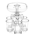 thumbnail image 2 of TIMIFIS Wine Dispenser 6 Acrylic Cups Dispenser for Filling Liquid with Photoelectric Module Kitchen Appliances, 2 of 8