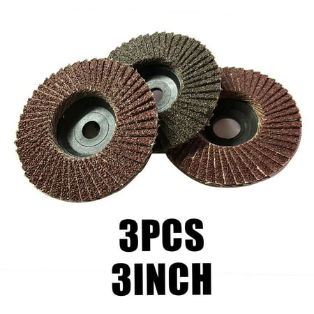 

3pcs 75mm 3-Inch Flap Sanding Disc Angle Grinder Discs Metal Grinding Wheel