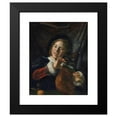 thumbnail image 2 of Frans Hals 15x18 Black Modern Framed Museum Art Print Titled - Boy with a Lute (ca. 1625), 2 of 5