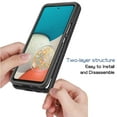 thumbnail image 2 of CoverON For Samsung Galaxy A53 5G Phone Case, Military Grade Full Body Rugged Slim Fit Clear Cover, Black, 2 of 6