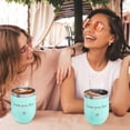 thumbnail image 2 of Vaso de café SHOW-YA Mint, 12 oz, regalo para hermana con llavero, 2 of 6