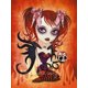 thumbnail image 1 of Kit de pintura de diamantes 5D DIY, niña, fantasma, Princesa de Halloween, mosaico de diamantes completo Cuadrado y Redondo, bordado, punto de cruz, decoración del hogar, 1 of 4