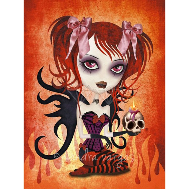 Kit de pintura de diamantes 5D DIY, niña, fantasma, Princesa de Halloween, mosaico de diamantes completo Cuadrado y Redondo, bordado, punto de cruz, decoración del hogar