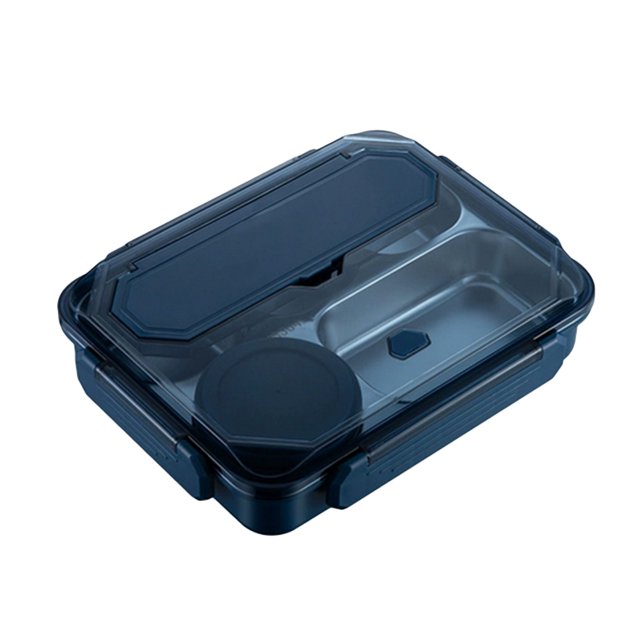 Student Worker Microwave Heated Lunch Detachable Partition Silicone Sealed Lunch Self Contained Tableware Portable Lunch