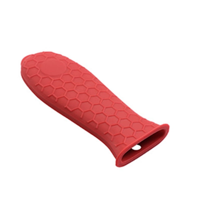 Bearachild Cubierta de mango de olla, utensilios de cocina resistentes al calor de silicona, accesorios de cocina, herramientas para el hogar, funda Herramientas y accesorios para hornear Rojo Bearachild HA061644-02