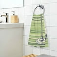 thumbnail image 3 of Yayeee 100% Cotton Hand Towels for Bathroom 16" x 28" Kitchen Towel, Green Martini Glass, 3 of 7