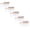 AA, variant on 10-Piece Makeup Brush Set - Brown Cosmetic Brushes, Powder Foundation Eyebrow Eyeliner Blush, Nylon Hair, Plating Plastic Handles, Professional and Home Use, Women, Portable