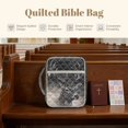 thumbnail image 7 of ZUXONGSY Vintage Deer Print Large Quilted Bible Case for Women with Handles, Durable Carrying Bag for Bible Study Supplies, Perfect Christian Gift Idea, 7 of 7