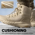 thumbnail image 3 of Botas tácticas militares para hombre NORTIV 8 ligeras color arena talla 10.5W, 3 of 8