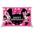 thumbnail image 4 of Fondos de fotografía de Minnie Mouse personalizables, tela de vinilo, sesión de fotos para niños, fiesta de cumpleaños de bebé, estudio fotográfico, 4 of 4