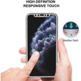 thumbnail image 3 of Mignova [Camera Armor] iPhone 11 Pro Screen Protector Glass, Front & Back 9H Hardness Tempered Glass Screen Protector [Titanium Edge] Anti-Scratch 0.26mm HD for iPhone 11 Pro 5.8 Inch(Silver), 3 of 7