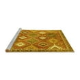 thumbnail image 2 of Ahgly Company Machine Washable Indoor Rectangle Persian Yellow Traditional Area Rugs, 3' x 5', 2 of 4