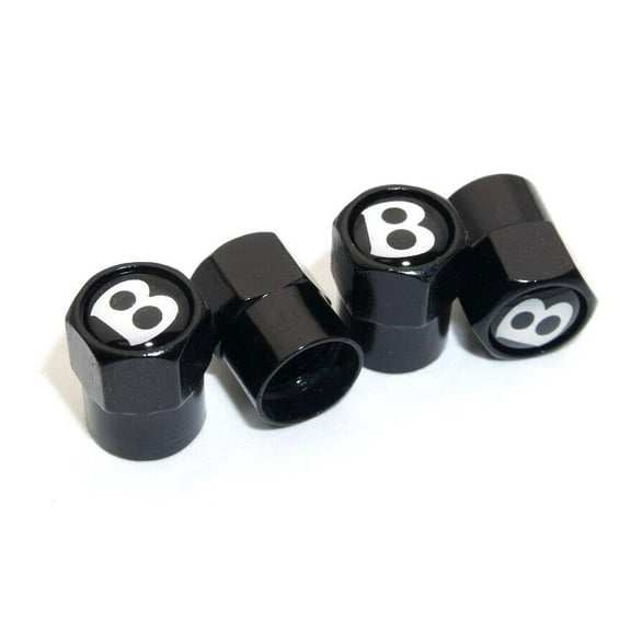 4pcs Hex Fit Bentley Car Wheels Tire Air Valve Caps Stem Dust Cover Decor Black