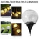 thumbnail image 4 of Solar Globe Lamp Crackle Glass Ball Lawn Light Waterproof Garden Pathway & Patio Lighting for Outdoor Decor, 4 of 5