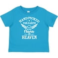 thumbnail image 3 of Inktastic Handpicked for Earth by My Nana in Heaven with Angel Wings Boys or Girls Baby T-Shirt, 3 of 5