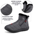 thumbnail image 5 of Ecetana Snow Boots for Women Waterproof Warm Ankle Boots Non‑Slip Lightweight Outdoor Winter Boots with Side Zipper, 5 of 7