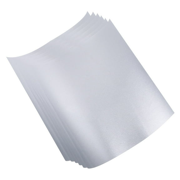 HEANUJJ Heanujj Silver Self Adhesive Glitter Stickers 6 Pcs Cutting Design Decorative