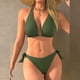 thumbnail image 5 of Tankini deportivo para mujer, estampado a juego, con cremallera, ajustado, para surf, dos piezas, tankini, 2 piezas, 5 of 5