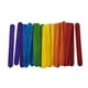 thumbnail image 1 of Paquete cómodo de palitos de paleta de colores para manualidades, [100 unidades] palitos de madera multiusos gigantes de 6 pulgadas, 1 of 5