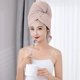 thumbnail image 1 of Toalla de secado de cabello de microfibra para cabello largo | Envoltura de cabello adulto súper absorbente | Secado rápido, suave, ligero, seguro con botones | Para el hogar, gimnasio, viajes, 1 of 6