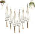 thumbnail image 2 of 1PC Creative Woven Garden Flowerpot Net Cotton Hemp Rope Hand-Woven Simple Indoor And Outdoor Hanging Wall, 2 of 9