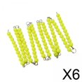 thumbnail image 1 of Cadenas de cuentas Montessori Baoblaze juguete de conteo 10 piezas amarillo, 1 of 8