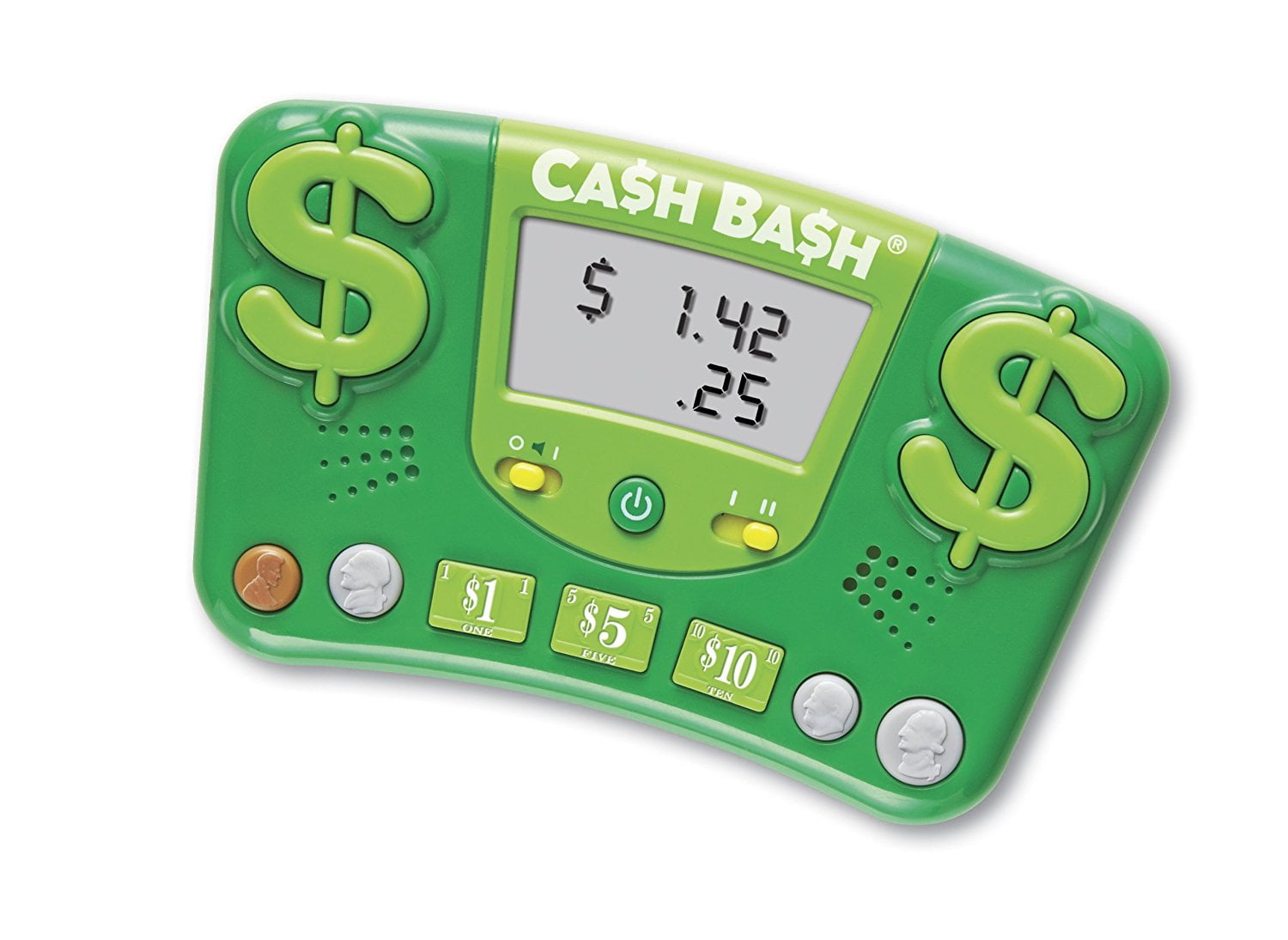 Learning Resources Cash Bash Electronic Flash Card Early Math Ages 7 Walmart Com
