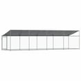 thumbnail image 4 of vidaXL Dog Cage with Roof and Door Gray 26.2'x6.6'x6.6' Galvanized Steel, 4 of 9