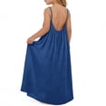 thumbnail image 6 of Girls Dress Backles Slinen-Cotton Dress Summer Boho Trendy 2055 Vacation Casual Flowy Sundresses, 6 of 6