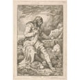 thumbnail image 2 of John Hamilton Mortimer 11x14 Black Ornate Wood Framed Double Matted Museum Art Print Titled: Salvator Rosa (1778), 2 of 5