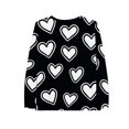 thumbnail image 4 of Stamzod Women's Tops, Tees & Blouses Valentines Lover Heart Long Sleeve Shirts Casual V Neck Tee Shirts Womens Fashion Clothing Black XXL, 4 of 5