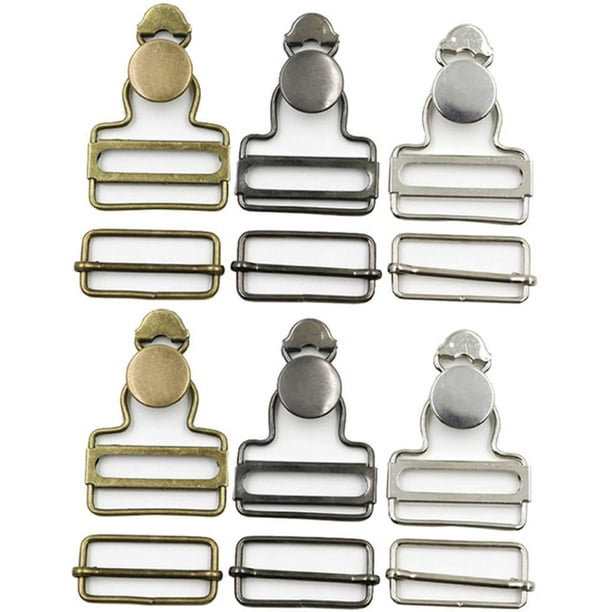 20 Sets 1.5 Overall Buckles Suspenders Replacement Buckle with