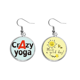 thumbnail image 1 of El mejor ejercicio de yoga loco. Pendiente Sol Flor Pendiente Joyas Moda Unbranded M, 1 of 3