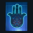 thumbnail image 4 of Handmadetneonsign Hamsa Neon Sign, Hamsa Hand Decal Printed Wall Art Decor, Power Hand Room Wall Decor, 4 of 5