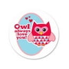 Owl Valentine Edible Icing Image Cake Decoration Topper -1/4 Sheet