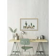 thumbnail image 5 of Cacti Forest Framed Painting Art Print, 36.00" x 1.50", 5 of 6