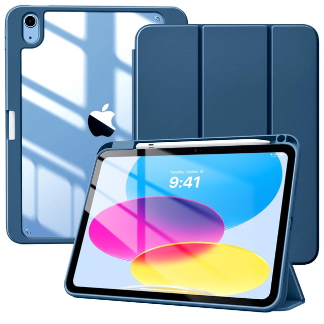 Funda TimoVo para iPad (A16) 11.ª generación de 11 pulgadas con soporte para lápices