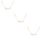 thumbnail image 5 of Collar de constelaciones Minnieouse signo del zodiaco oro rosa Tauro, 5 of 6